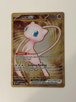 Pokemon TCG Mew EX Metal Gold NM 205/165 Scarlet & Violet 151 Promo Card - Image 1