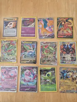 Pokemon Card Bundle Collection charizard Rayquaza Mew Celebi And Lucario Nm+ - Image 1
