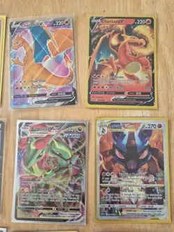 Pokemon Card Bundle Collection charizard Rayquaza Mew Celebi And Lucario Nm+ - Image 2