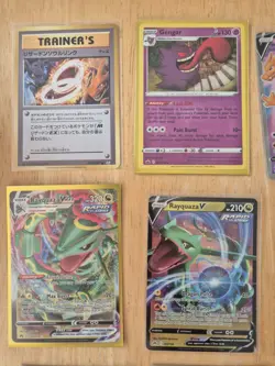 Pokemon Card Bundle Collection charizard Rayquaza Mew Celebi And Lucario Nm+ - Image 3