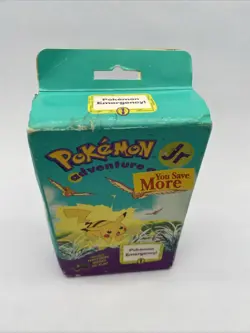 Pokemon Jr Adventure Game Emergency 1999 Nintendo New With Box Damage - Image 2