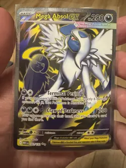 Pokemon Mega Evolution Mega Absol ex 161/132 Mint pack fresh - Image 1