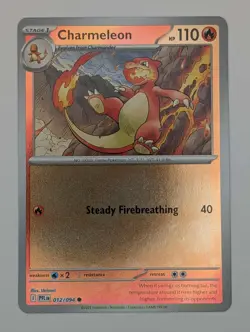 2025 Pokemon Phantasmal Flames Reverse Holo Charmeleon #12/94 - Image 1