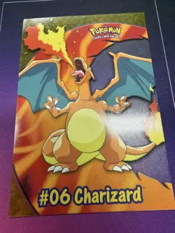 Charizard #6 Clear Pokemon Card PC3 2000 Topps TV Animation - Image 1