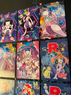 Pokemon Mewtwo Mew Cracked Ice Holo Team Rocket Card Database Set Peru - Image 2