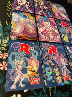 Pokemon Mewtwo Mew Cracked Ice Holo Team Rocket Card Database Set Peru - Image 4