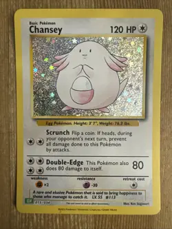 Chansey CLV 015/034 TCG Classic Collection Pokemon Card NM - Image 1