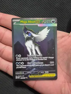 MEGA ABSOL EX 180/132 SPECIAL ILLUSTRATION RARE SIR MEGA EVOLUTION PERFECT CARD - Image 2