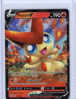 Victini V 021/163 - 2021 Pokemon SWSH: Battle Styles Full Art Ultra Rare - Image 1