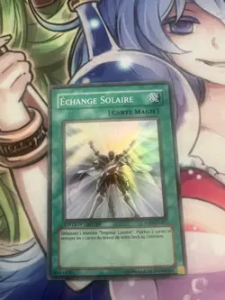 SOLAR RECHARGE FRENCH SUPER RARE ANPR-ENSE1 FRSE1 LIGHT PLAY YUGIOH - Image 1