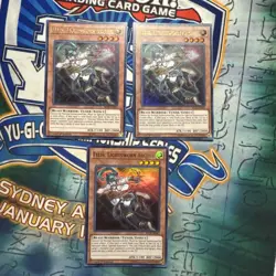 Yugioh! Felis, Lightsworn Archer BLLR-EN043 x3 Playset Ultra Rare 1st Edition NM - Image 1