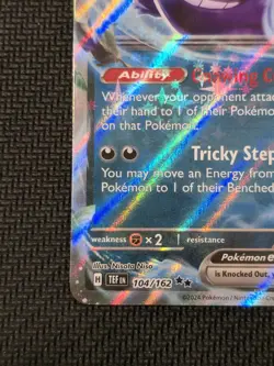 Gengar ex 104/162 Pokemon TCG Card S&V Temporal Forces NM/MINT - Image 5