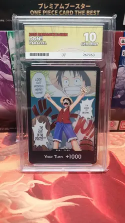 ONE PIECE ROMANCE DAWN OP01 DON!! CARD ALTERNATE ART ACE 10 - Image 1
