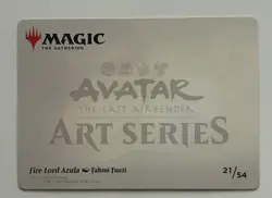 Fire Lord Azula 21/54 MTG Avatar Art Series Card - Image 2