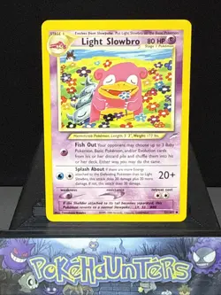 Pokemon Card Light Slowbro 51/105 Neo Destiny Set WOTC Light Play - Image 1