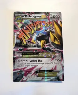 Pokemon TCG Mega-Metagross-EX XY XY35 Holo Promo Card MP STANDARD SIZE CARD - Image 3