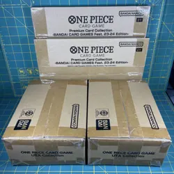 4x Lot One Piece UTA Premium Card Collection Bandai Fest 23-24 English New - Image 1