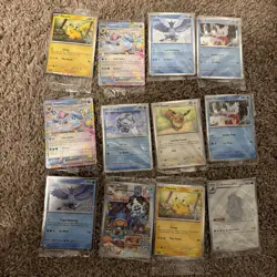 Pokemon TCG 2025 Holiday Calendar Sealed Stamped Promo Cards Complete Set Of 12 - Image 4