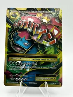 Pokemon TCG Mega-Venusaur-EX Evolutions Holo Full Art Ultra Rare Card 100/108 - Image 1
