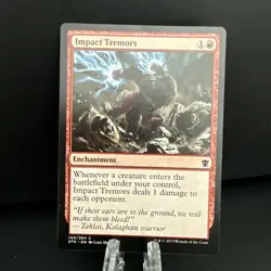 Impact Tremors MTG Enchantment Cards Dragons of Tarkir NM Magic the Gathering - Image 1