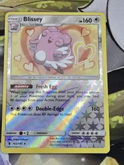 Blissey Guardians Rising 102 Reverse Holo Pokemon Card NM - Image 1