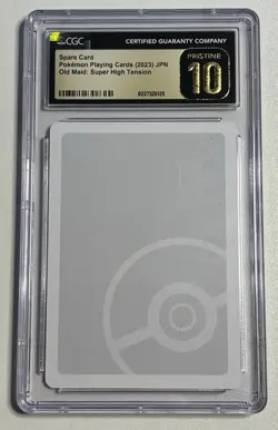 Pokemon 2023 (CGC Pristine 10) Spare Card Old Maid VERY RARE Super High Tension - Image 1