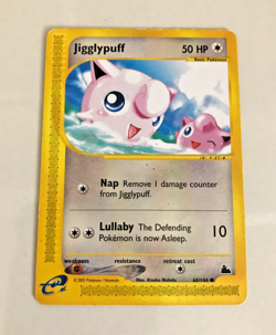 Jigglypuff 68/144 Skyridge 2003 Vintage E-Reader Pokemon Card In Top Loader MP - Image 1