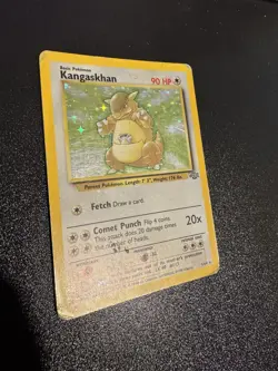 Kangaskhan Jungle Holo Card 5/64 Unlimited Pokemon TCG - HP - Image 2