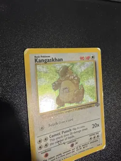 Kangaskhan Jungle Holo Card 5/64 Unlimited Pokemon TCG - HP - Image 3