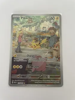 Pokemon Pikachu TCG Illustration Rare Card 173/165 151 Set - Image 1
