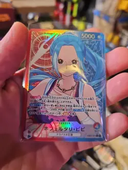 Nefeltari Vivi EB03-001 L Parallel Heroines Edition ONE PIECE Card Japanese NM - Image 5