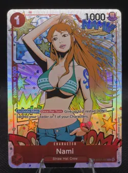 Nami Alternate Art Treasure Rare OP06 ST01-007 One Piece Card Eng Official TR - Image 1