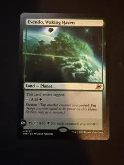 Mtg Magic The Gathering Edge Of Eternities Evendo Waking Haven Mythic Regular - Image 1