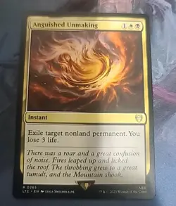 Anguished Unmaking 265 MTG LOTR CommanderTales of Middle-Earth Regular - Image 1