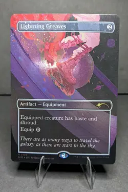 Lightning Greaves (1493) (Galaxy Foil) Secret Lair Drop Foil - Image 1