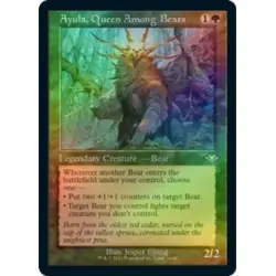 FOIL AYULA, QUEEN AMONG BEARS (RETRO FRAME) (FOIL ETCHED) Modern Horizons MTG - Image 1