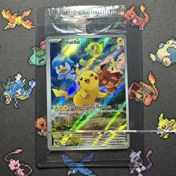 Pokemon TCG Pikachu SVP027 Scarlet & Violet Paldea Evolved Sealed Black Star - Image 1