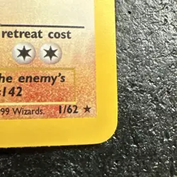 Aerodactyl Pokemon card 1/62 Fossil Unlimited Holo Pokemon Card - Image 5