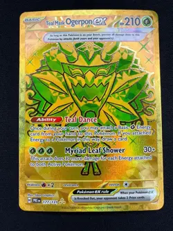 Teal Mask Ogerpon ex #177/131 Hyper Rare - Pokemon Prismatic Evolutions - NM - Image 1