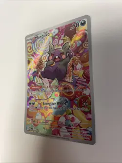 Pokemon TCG Morpeko Paradox Rift 206/182 Holo Illustration Rare NM Free Ship - Image 3