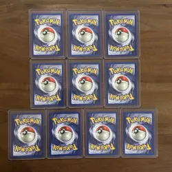 Shadowless Pokemon Base Set Lot Of 10 - Charmander, Charmeleon & More! (NM- LP) - Image 2