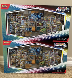 2x-Pokemon SV Prismatic Evolutions Lucario ex & Tyranitar ex Premium Collection - Image 1