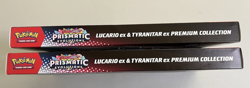 2x-Pokemon SV Prismatic Evolutions Lucario ex & Tyranitar ex Premium Collection - Image 5