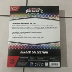 Pokemon - Prismatic Evolutions Binder Collection - SV8.5 NEW/SEALED! - Image 2