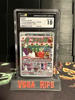 CGC 10 Dipplin 170/167 Illustration Rare - Twilight Masquerade - Pokemon TCG - Image 1