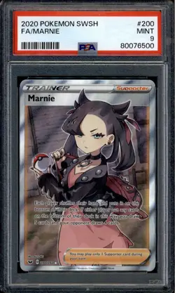 Marnie - 200/202 - PSA 9 - Full Art - Sword & Shield - Pokemon - 76500 - Image 1