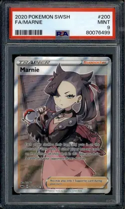 Marnie - 200/202 - PSA 9 - Full Art - Sword & Shield - Pokemon - 76499 - Image 1