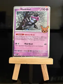MUNKIDORI - 95/167 2024 Trick Or Trade Halloween NM - Cosmos Holo Rare Pokemon - Image 1