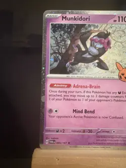 MUNKIDORI - 95/167 2024 Trick Or Trade Halloween NM - Cosmos Holo Rare Pokemon - Image 2