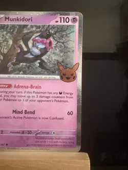 MUNKIDORI - 95/167 2024 Trick Or Trade Halloween NM - Cosmos Holo Rare Pokemon - Image 3